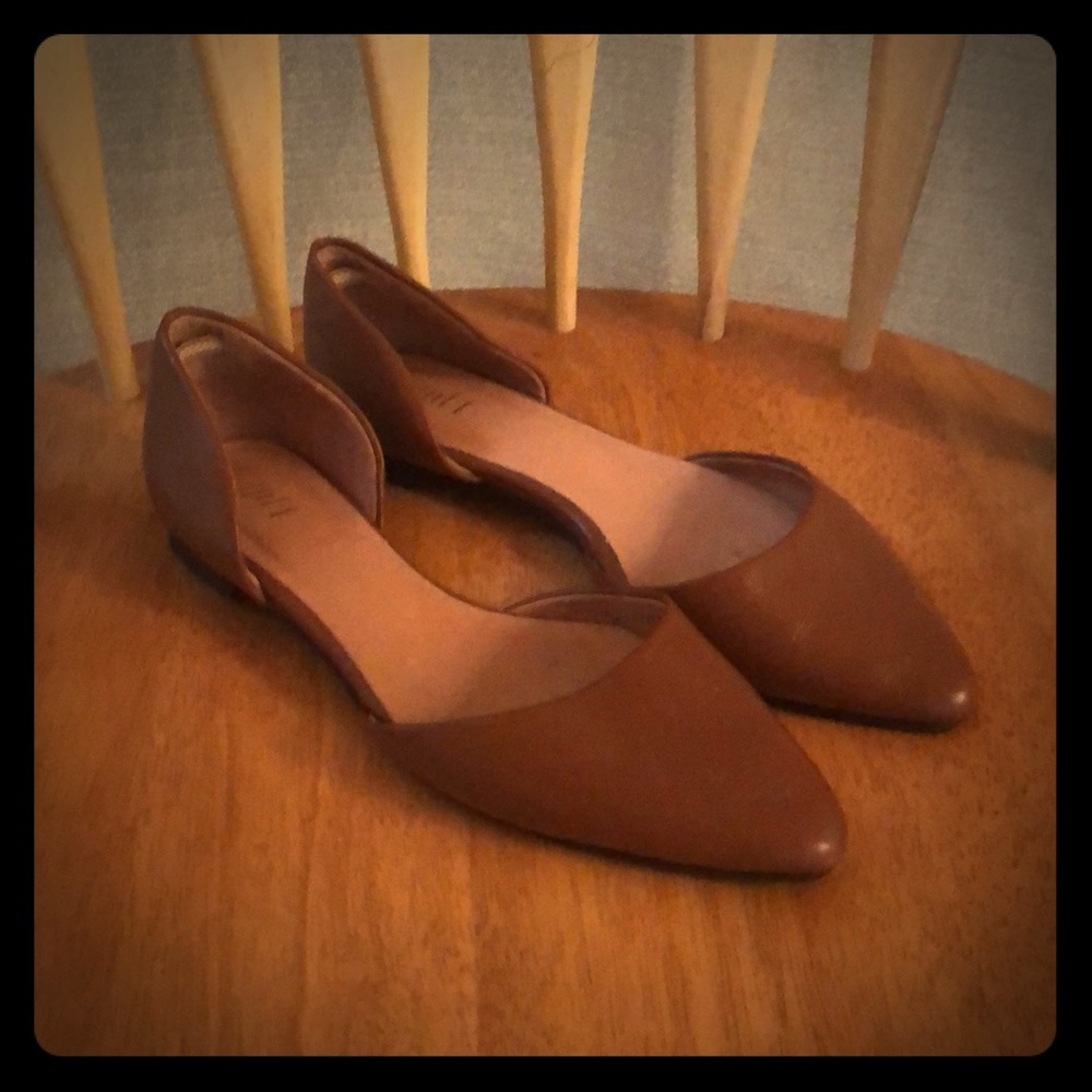 J. Jill Leather D’Orsay Flats Size 7.5